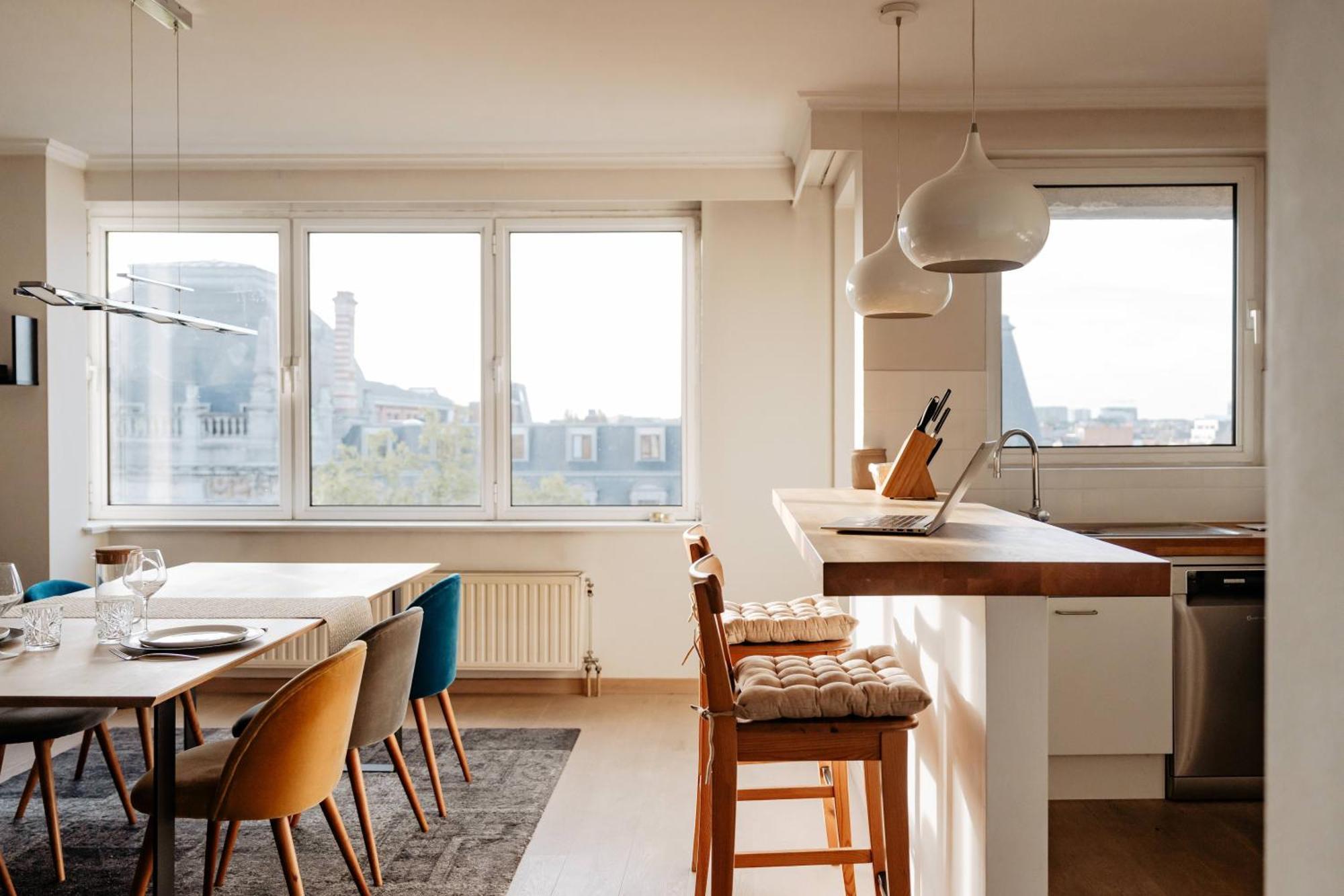 אנטוורפן Zonnig Appartement Met Prachtig Uitzicht Op A+Locatie מראה חיצוני תמונה